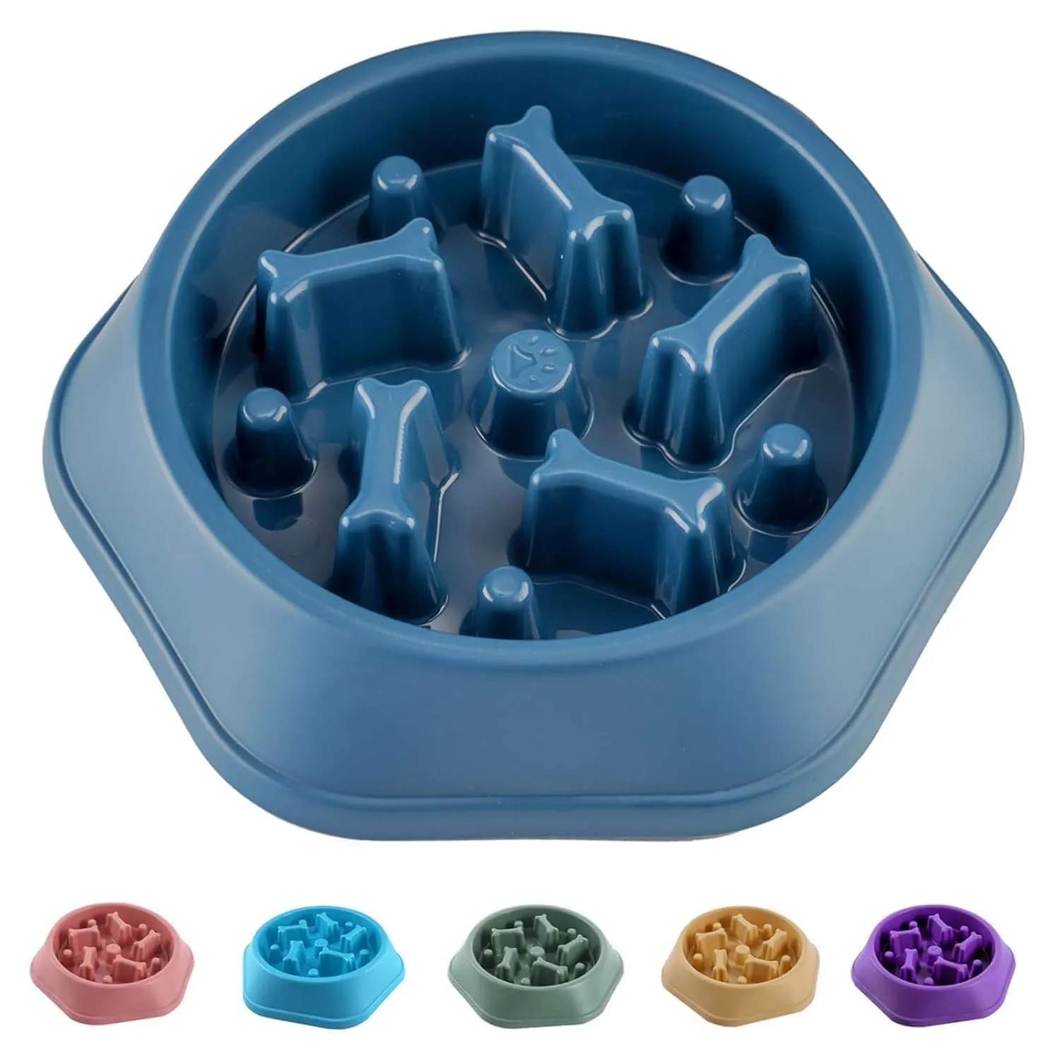 Petwag Dog Slow Feeder Bowl Anti-Choking Puzzle Food Bowl | Non-Slip Pet Feeding Dish
