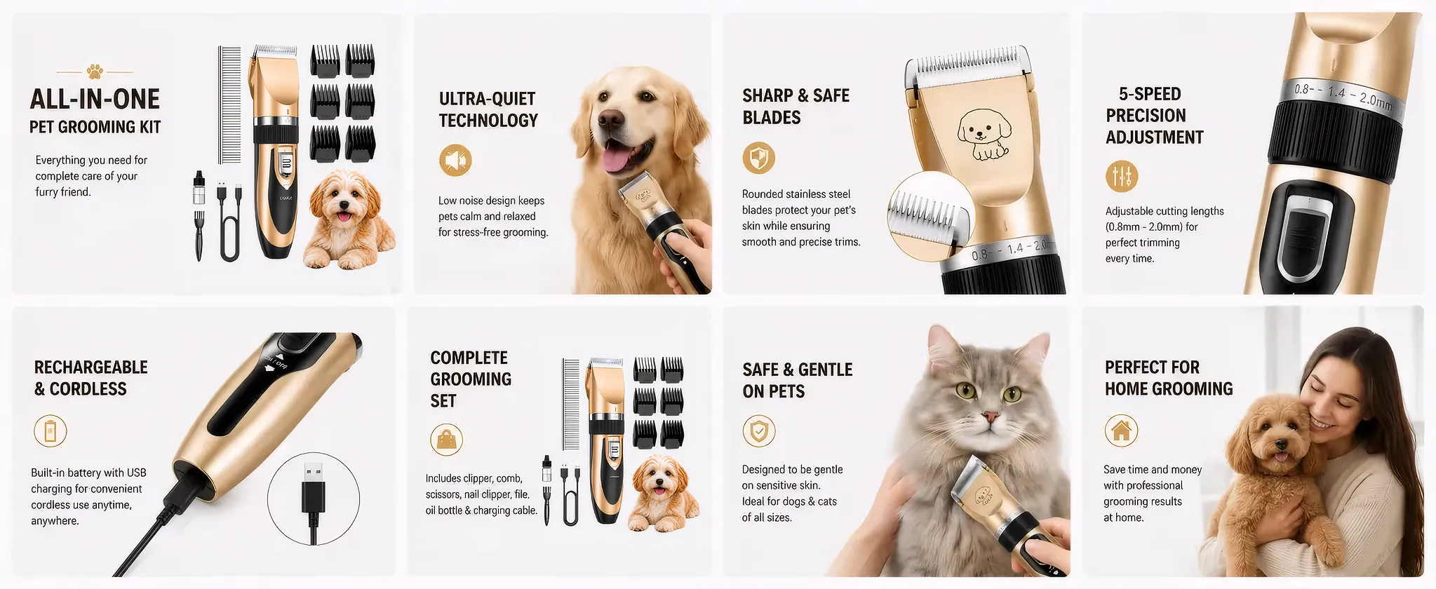 Why Choose Our Pet Grooming Kit?